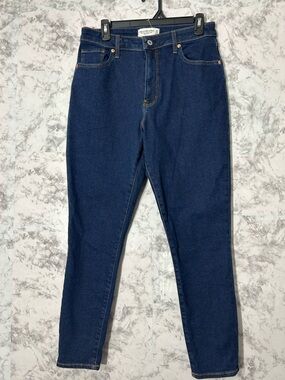 Abercrombie & Fitch The Super Skinny Ankle Indigo women Jeans sz 12r EUC